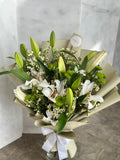 White Blossom Delight Bouquet